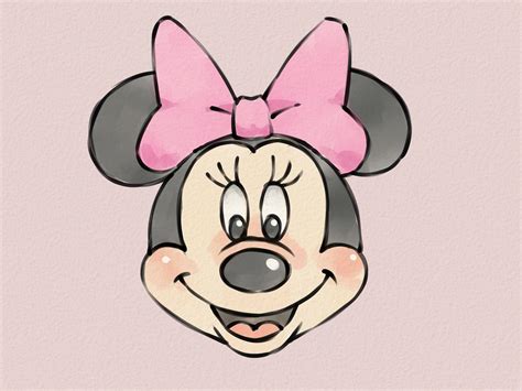 disney drawings minnie mouse|cute minnie mouse easy drawing.